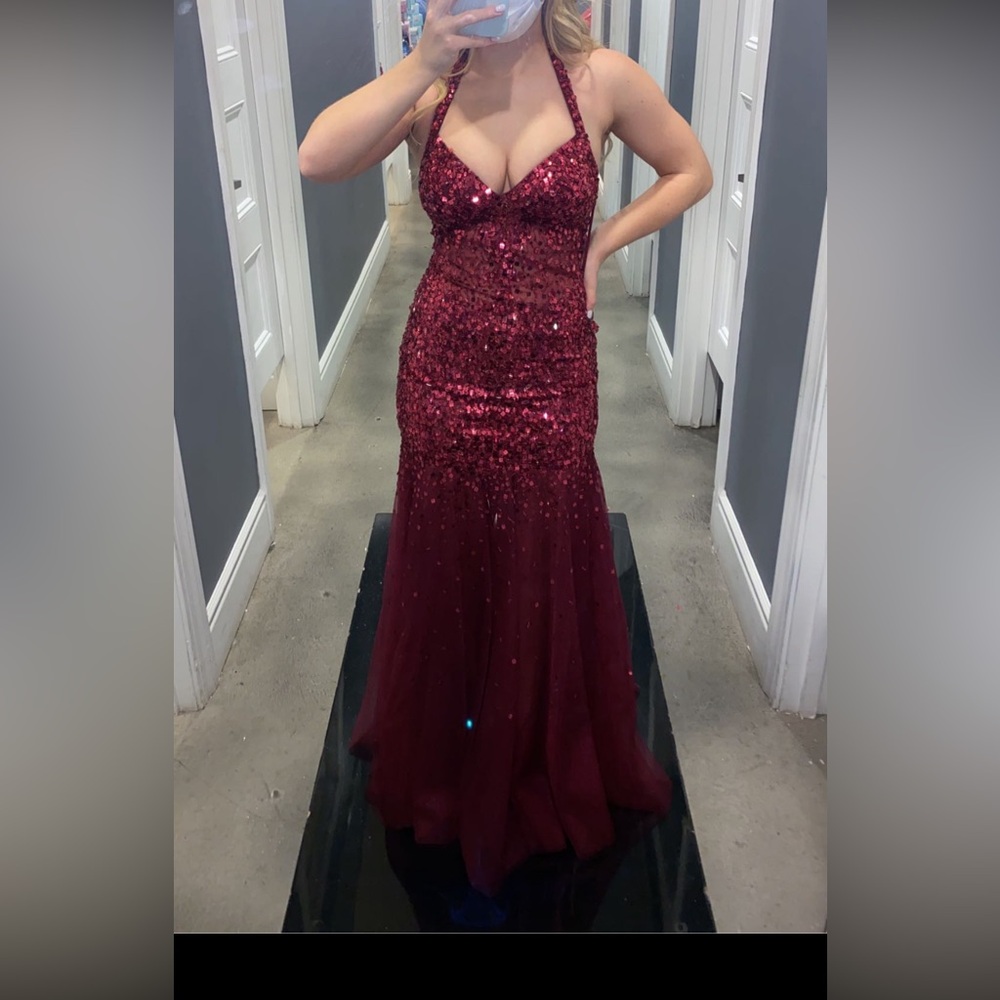Maroon Dress